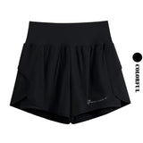 DRUR Breathable Gym Clothes for Women 2 Piece Summer Workout Sets Full Zip Sports Tops with Elastic Waist Shorts Active Wear New 24 Hour Sport