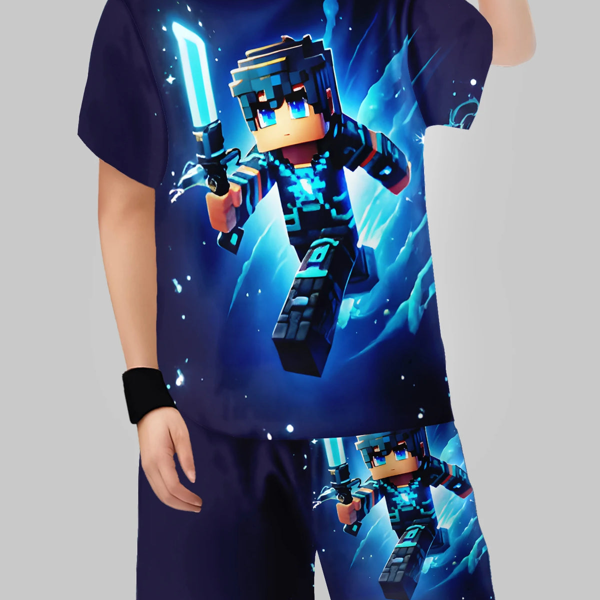 Boys' Block Character Print Short Sleeve T-Shirt