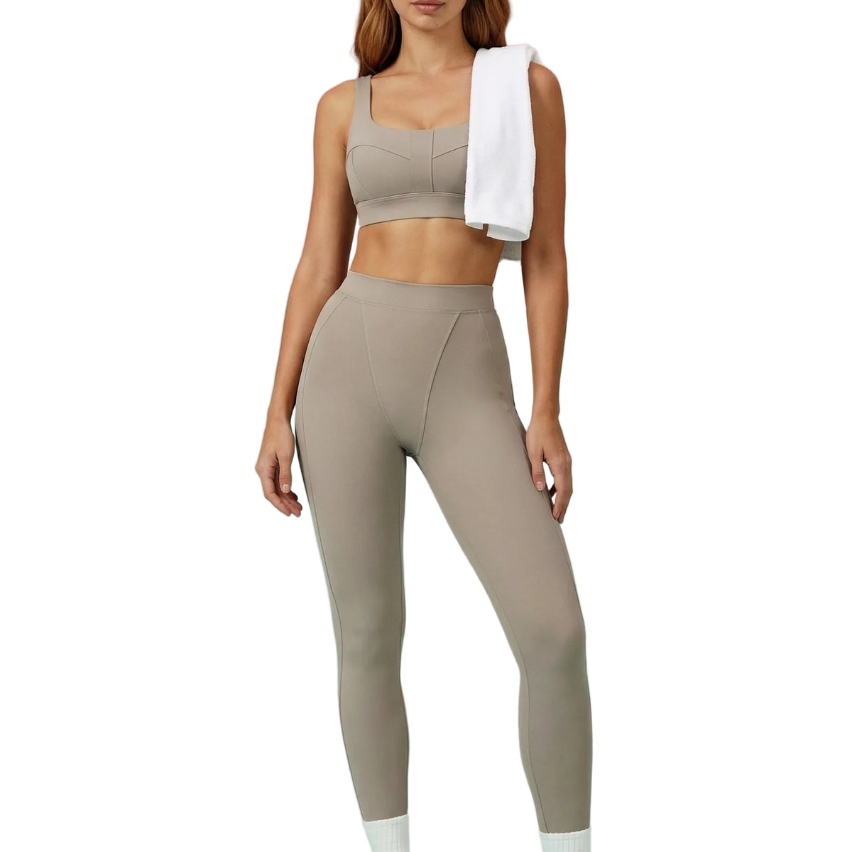 2-Piece Women's Gym Set: Sports Bra & Butt-Lifting Leggings