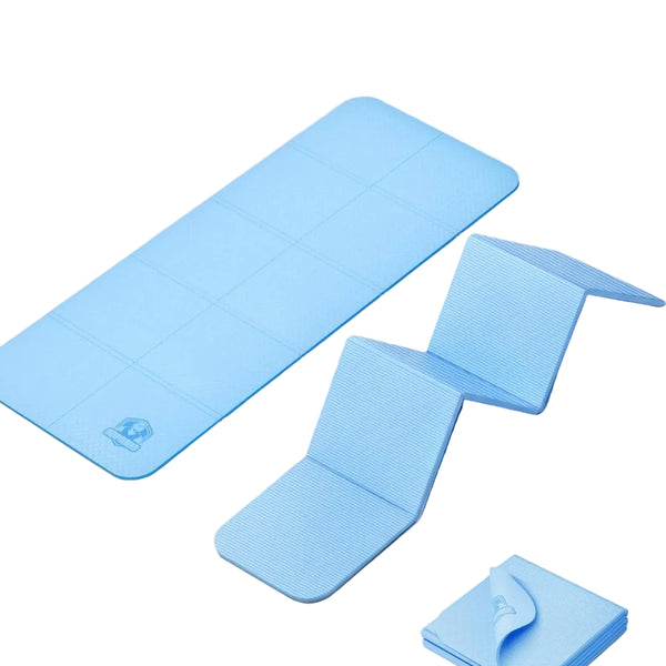 Double-Sided Non-Slip Foldable Yoga Mat for Travel & Home