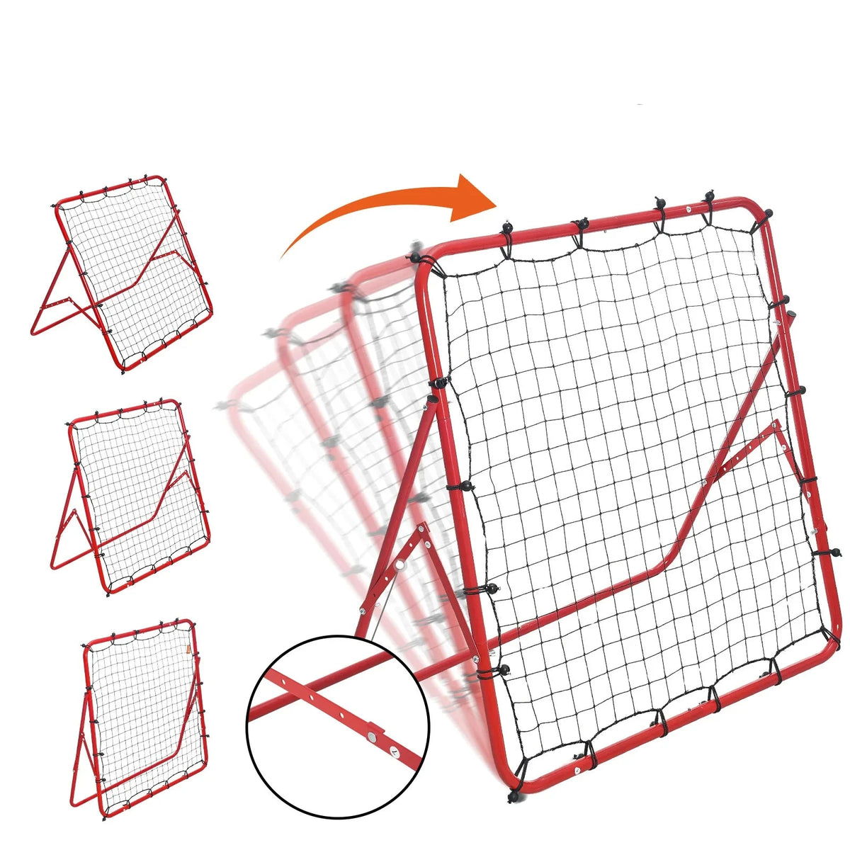 Soccer Rebound Net: Portable Football Training Goal