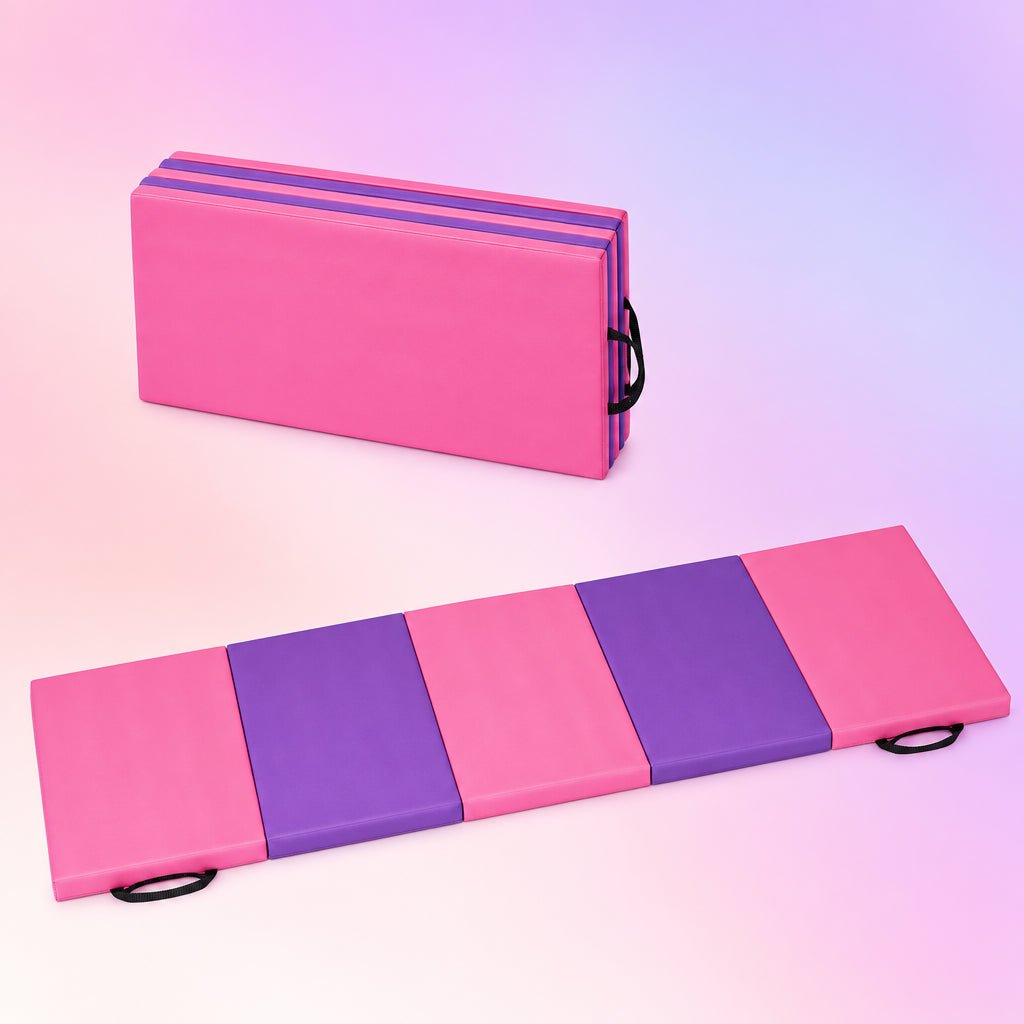 Non-Slip 5-Fold Gymnastics & Yoga Mat