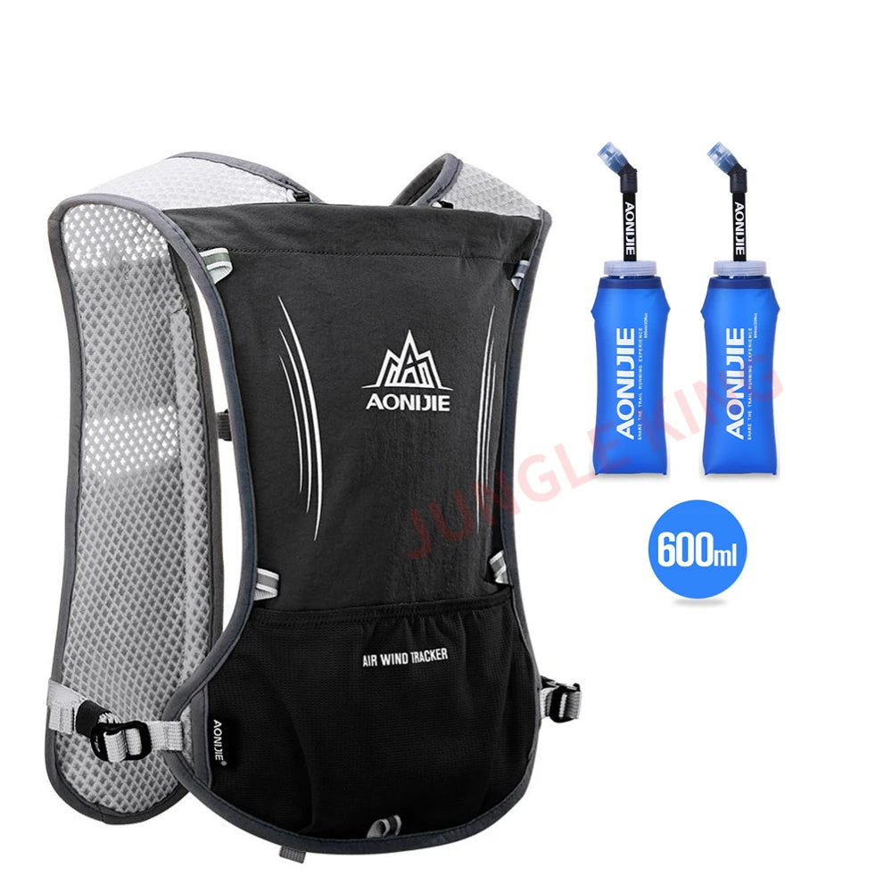 Running Vest: Hydration Pack, Water Bladder, Water Bottles