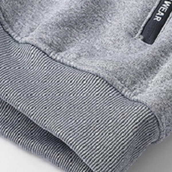 Men's Warm Fleece-Lined Hoodie Winter Casual Jacket