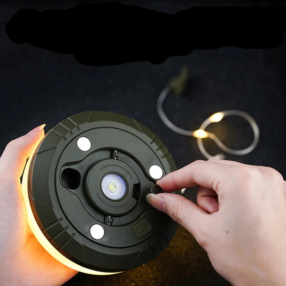 Brighten Your Campsite: LED Flashlight and Strip Light