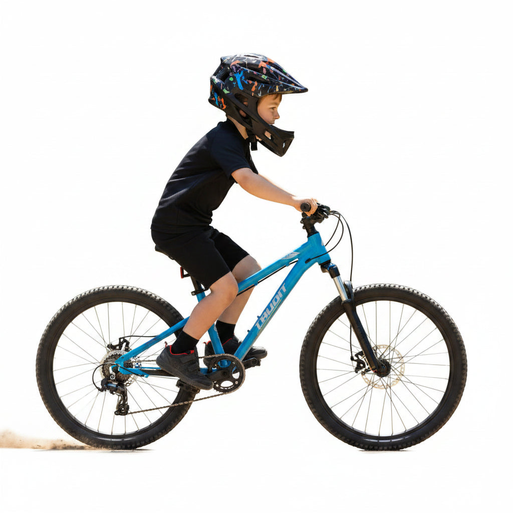 Kids Full-Face Bike Helmet: Adjustable & Lightweight