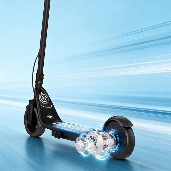 Kids Electric Scooter with Solid Tires & 10-Mile Range