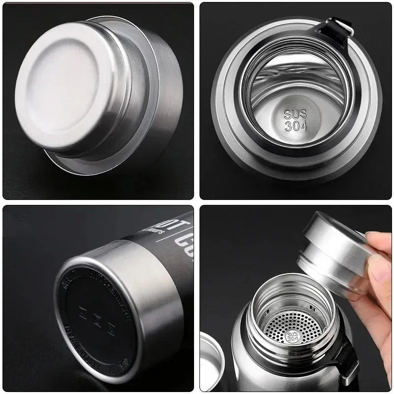 Portable Stainless Steel Thermos (500/1000/1500ml)