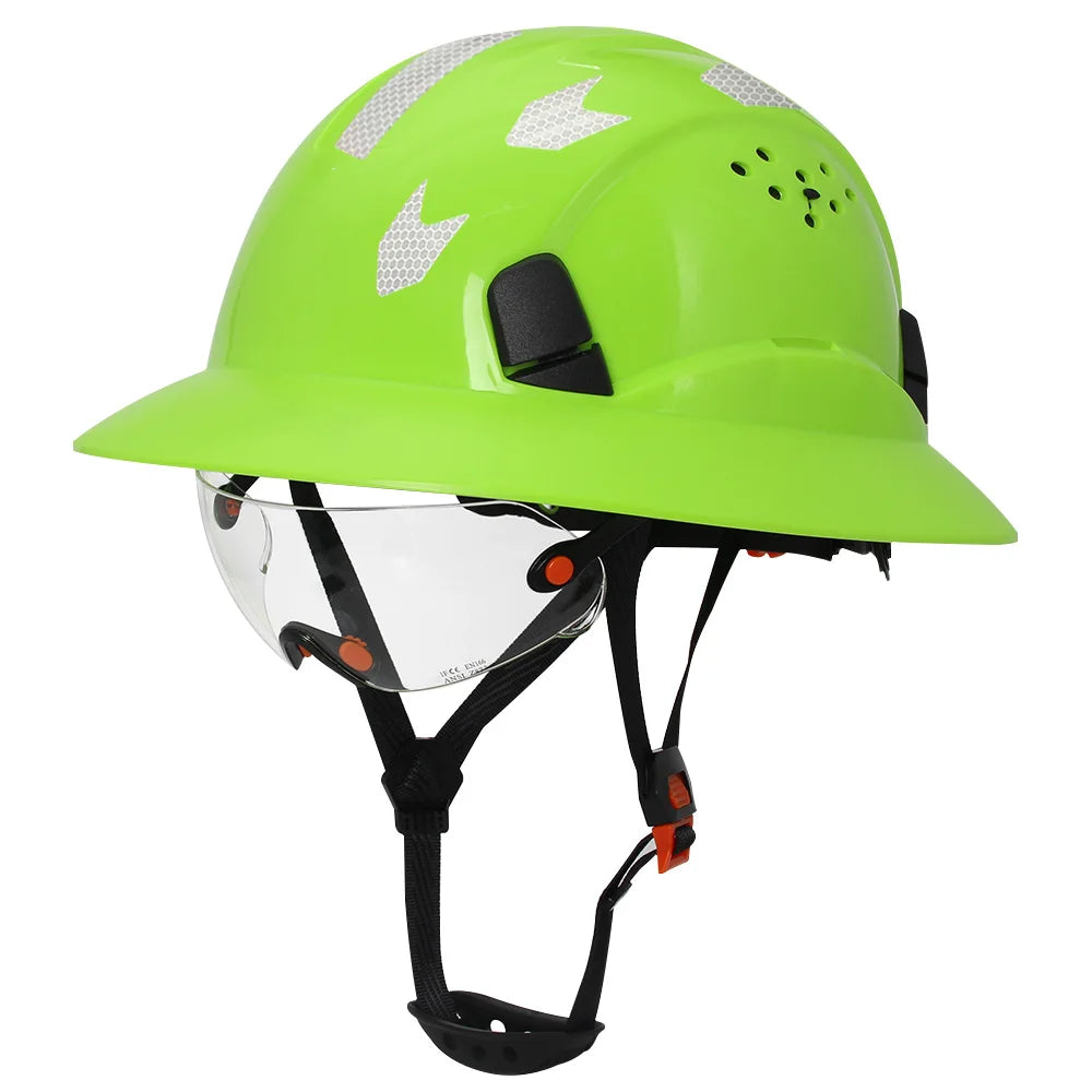 Stay Safe, Work Smart: Safety Helmet with Goggles