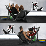 Pro-Grade Leg Press for Home Gyms Hack Squat IncludedWeight benches24 Hour Sport