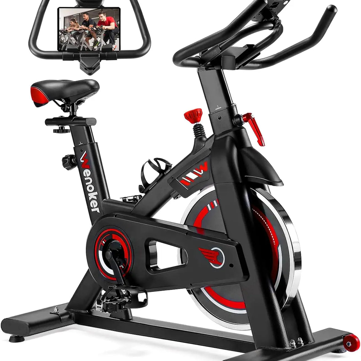 Silent Magnetic Resistance Indoor Bike for Home Workouts