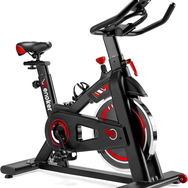 Silent Magnetic Resistance Indoor Bike for Home Workouts
