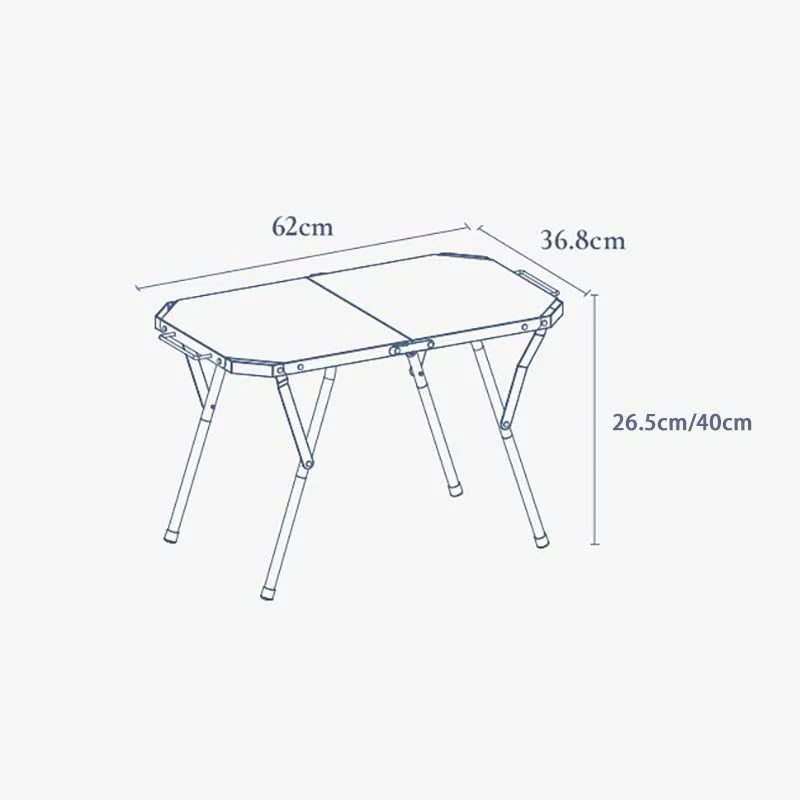 Strong and Sturdy Outdoor Cooking Table