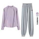 DRUR M-4XL Loose Fit Running Sets Women Quick Dry Sportswear Outfits 2 Piece Yoga Suit Gym Clothes Autumn Winter Tracksuit New 24 Hour Sport
