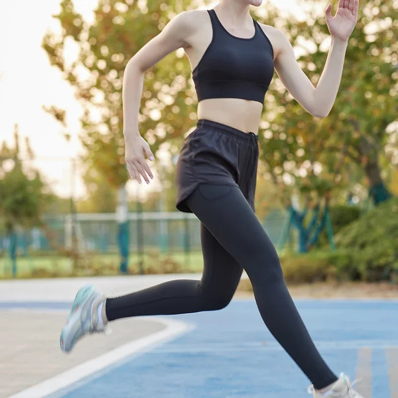 Yoga Leggings with Built-in Shorts