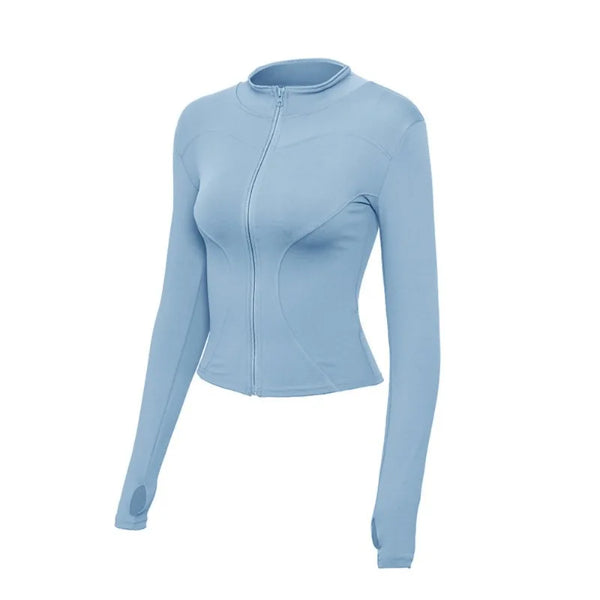 Women's Zippered Yoga Shirt