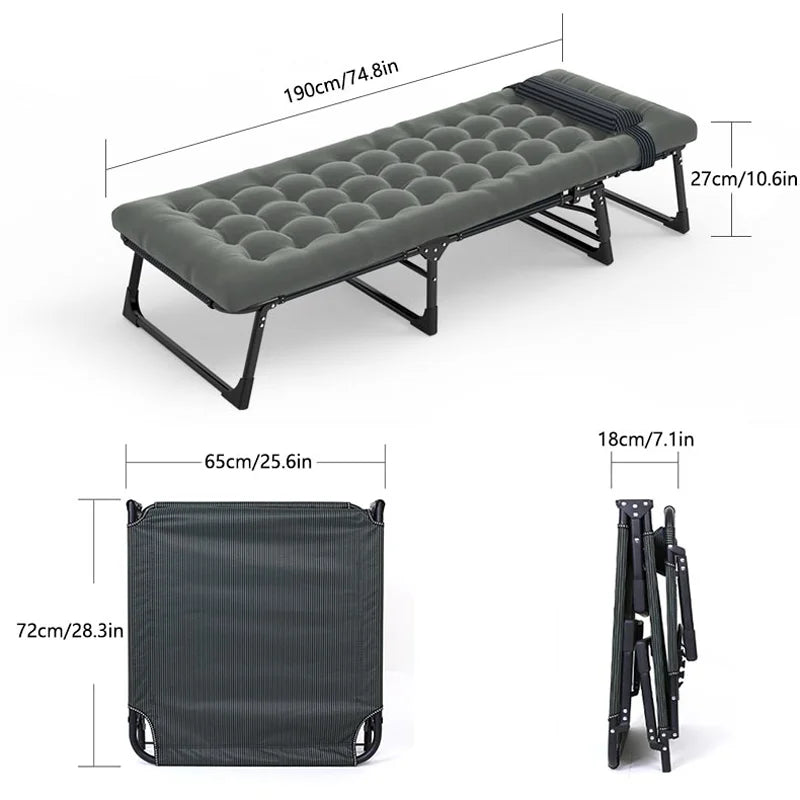 Versatile Folding Bed for Home and Outdoors