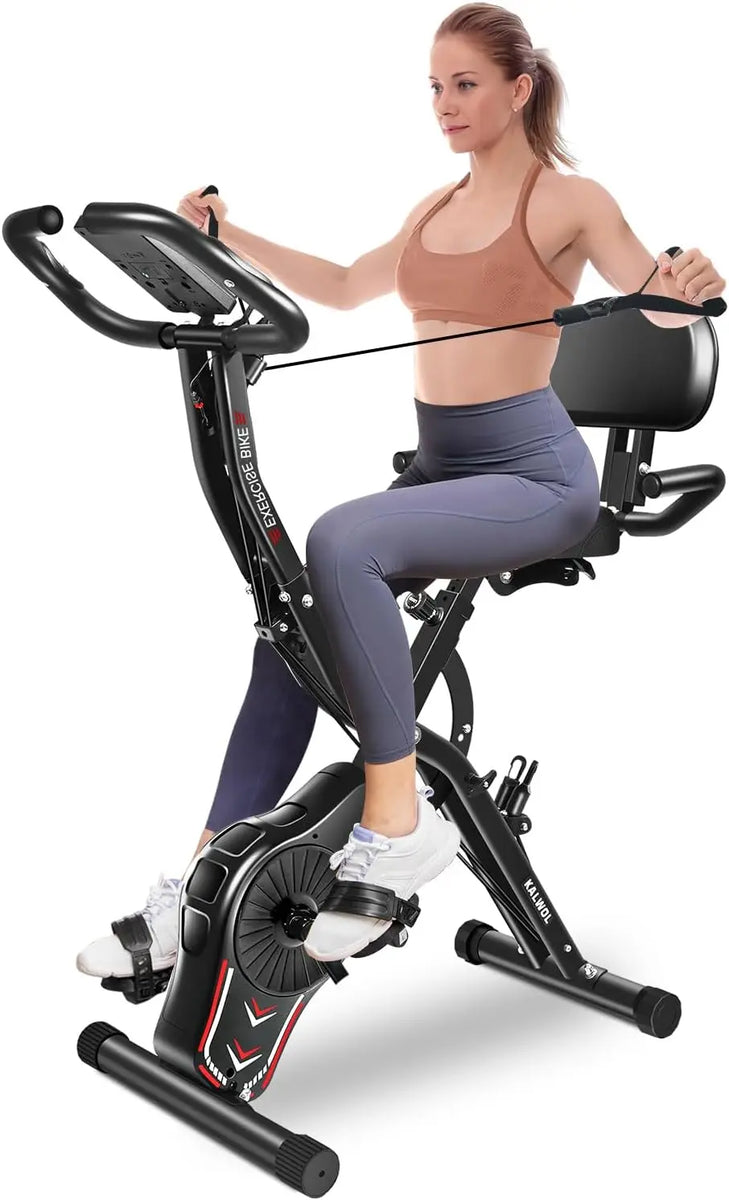 Transform Your Home Workout: 5-in-1 Folding Exercise Bike
