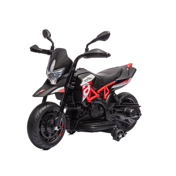 Spring-Suspended Electric Motorcycle for Kids