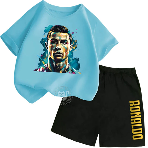 Kids' Cotton Set with Cristiano Ronaldo Dragon Ventus Design
