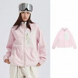 VECTOR Fleece Jacket Woman Autumn Winter Warm Coats Men Clothing 2023 Contrast Sleeve Sweatshirt Coats Color Outdoor Jakcets - 24 Hour Sport