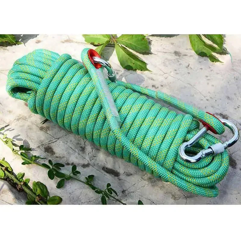 12mm Static Climbing Rope for Rock Climbing, Rappelling, and Tree Work