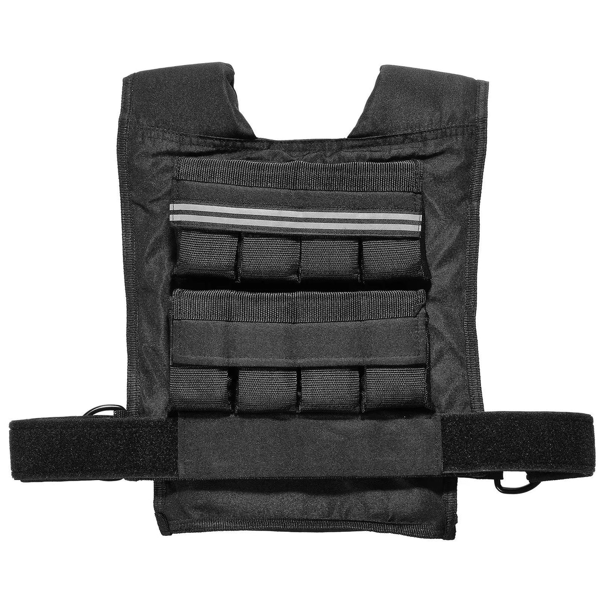 Adjustable Weighted Vest with Reflective Stripe & Iron Weights