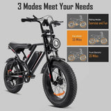 Adult Electric Bike: 1000/3000W Motor + 48V Removable Battery 24 Hour Sport