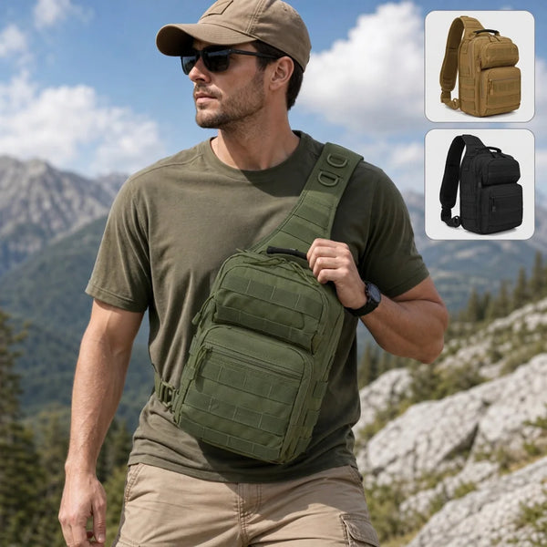 Compact Tactical Sling Backpack One-Shoulder Daypack