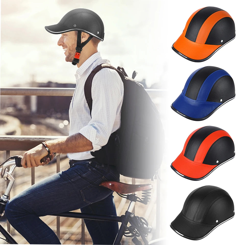 Versatile Cycling Helmet Featuring Baseball Cap Integration