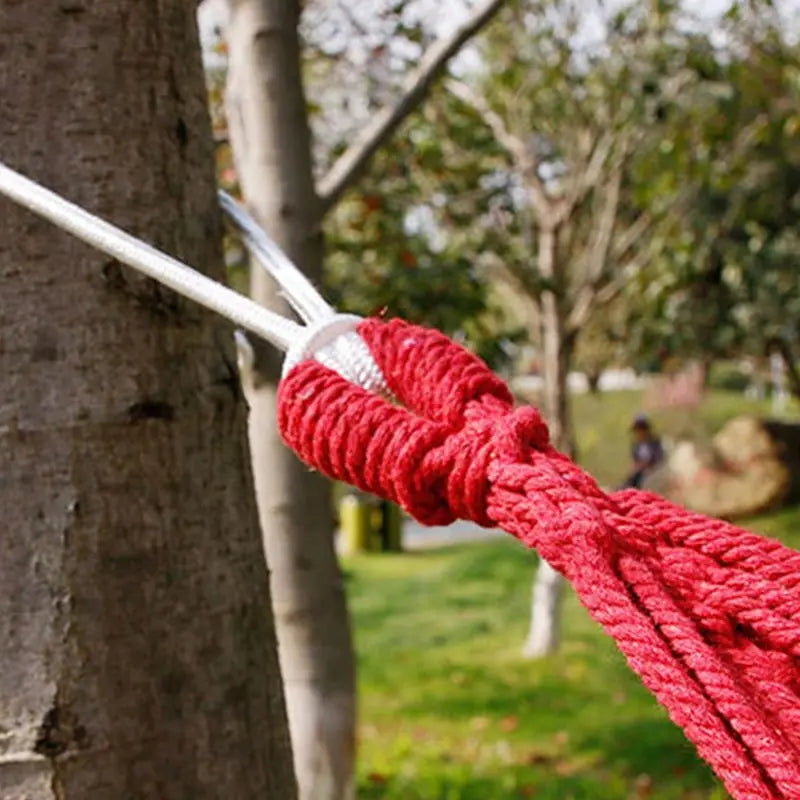 Thick Canvas Hammock with Backpack for Camping