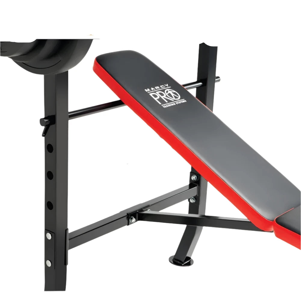 Pro Standard Weight Bench & 100lb Vinyl Weights