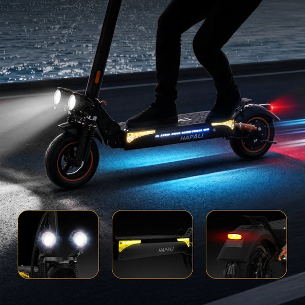 Off-Road Adult Electric Scooter: Dual Suspension & Long Range