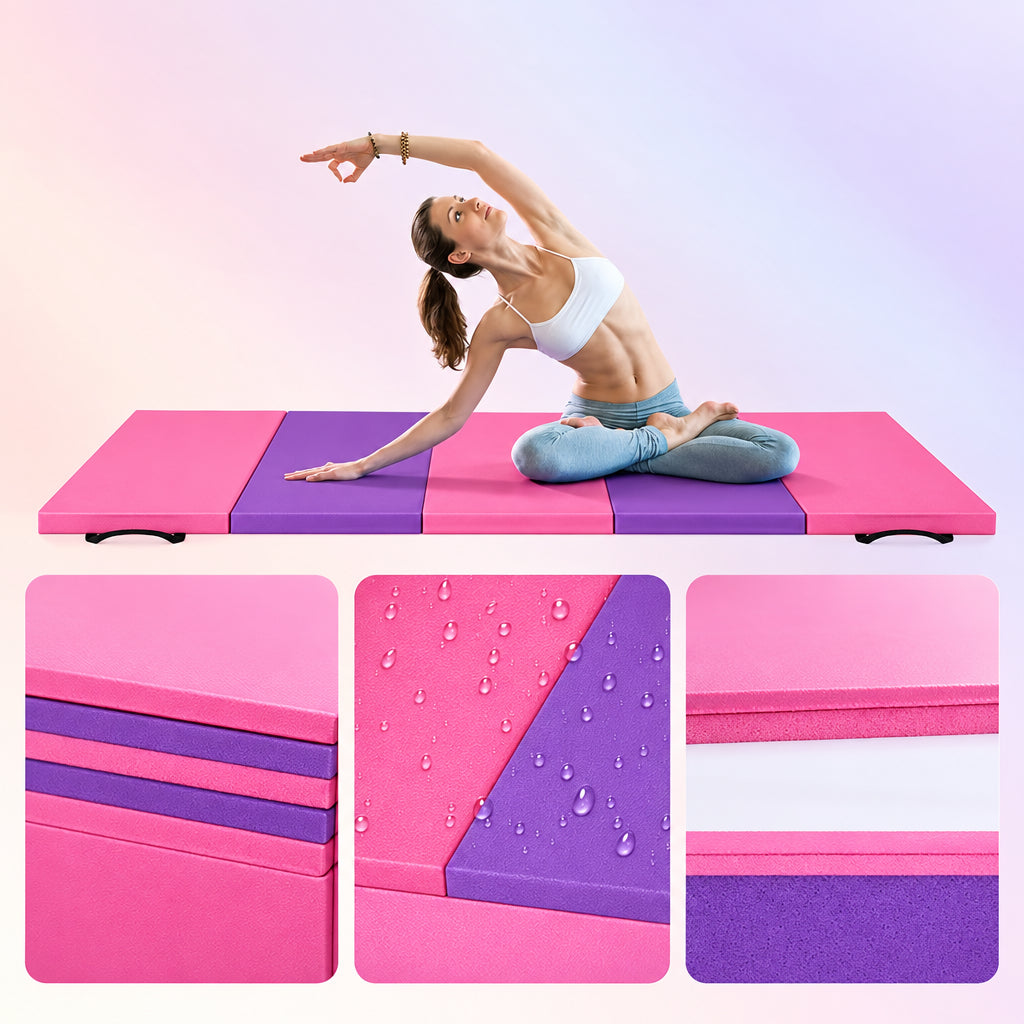 Non-Slip 5-Fold Gymnastics & Yoga Mat