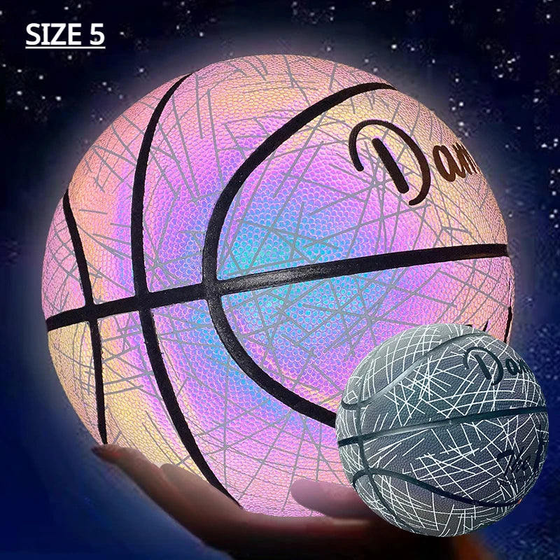 Glow-in-the-Dark Training Basketball for All Skill Levels