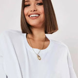 New Sport T-Shirt: Loose Cotton Crop Top for Dance & Gymwomen's Shirts24 Hour Sport