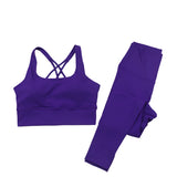 Supportive Sports Bra and Leggings Set
