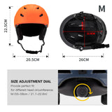 Lightweight Ski & Snowboard Helmet: Warm & Adjustable - 24 Hour Sport