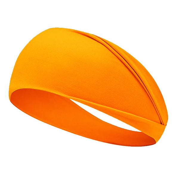 Fluorescent Wide Yoga Headband: Non-Slip Sweatband