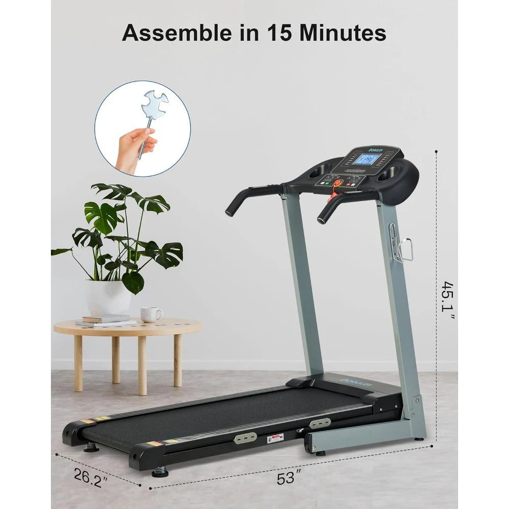 Affordable Folding Treadmill with Auto Incline