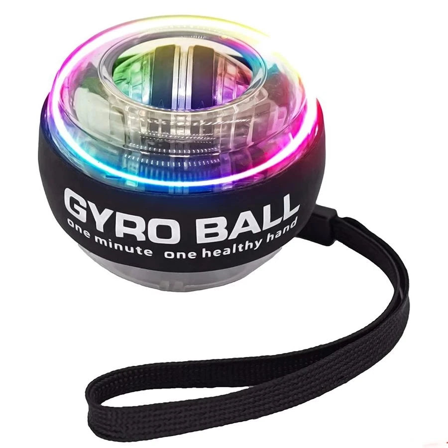 Self-Starting LED Gyro Ball for Hand and Wrist Strength
