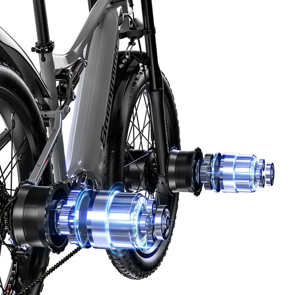 High-Performance Electric Bicycle with Dual Suspension