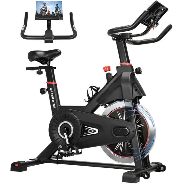 Silent Indoor Cycling Bike with Smooth Resistance
