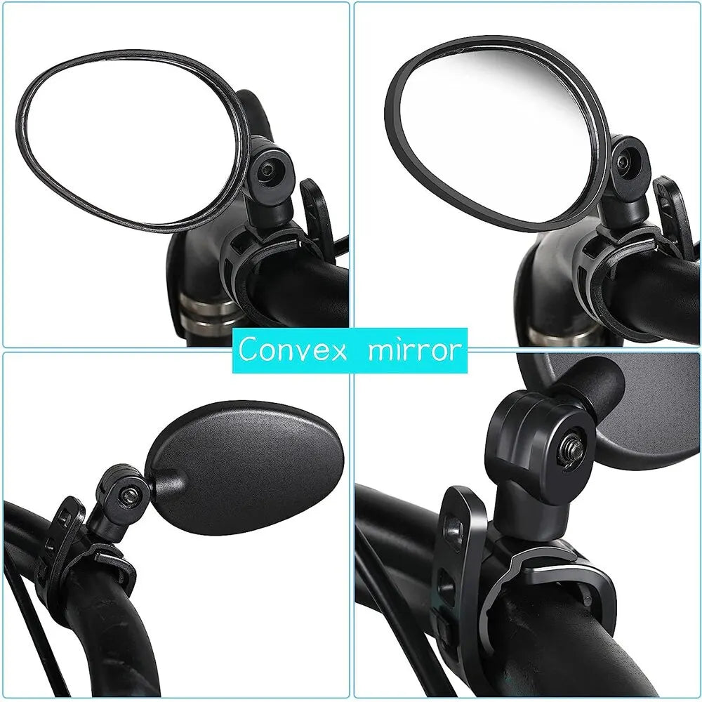 Bike Rearview Mirror 360° Adjustable Handlebar