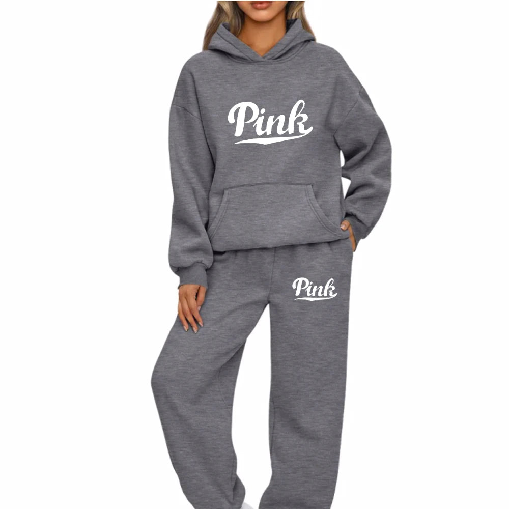 Hooded Sweatshirt & Jogging Pants Set