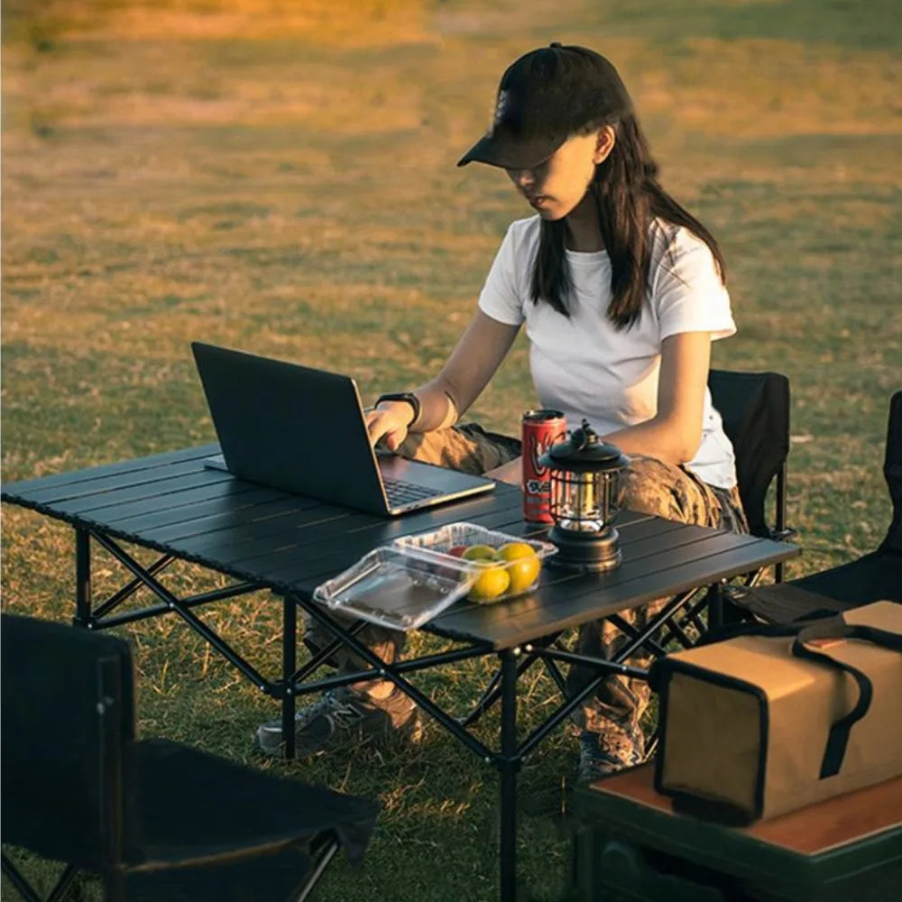 Picnic Camping Table Outdoor Portable Folding Desk Lightweight