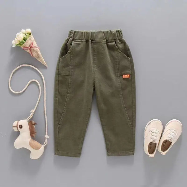 Kids Cotton Casual Pants & Capris Spring Baby Clothes