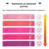 Natural Latex Resistance Loop Bands - Elastic Fitness Bands for Yoga Pilates Home Workout Training 24 Hour Sport