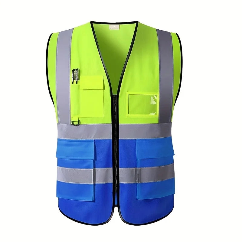 Unisex Reflective Safety Vest for Work & Outdoor Activities