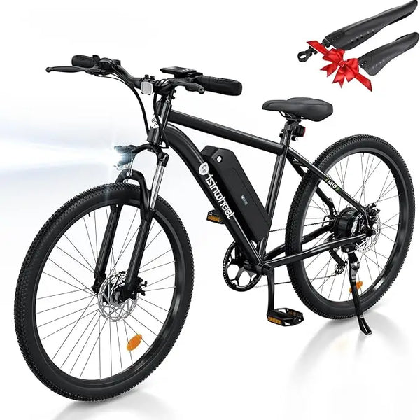 20MPH Electric Mountain Bike with Removable Battery & 35-Speeds